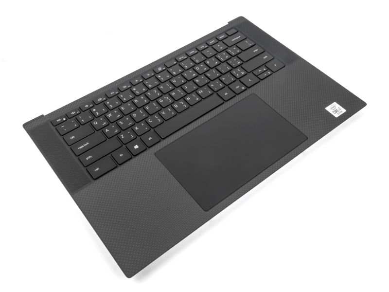 Dell XPS 9500/9510/9520 Palmrest, Touchpad & ARABIC Backlit Keyboard - 0DKFWH + 03DP3K (4GMMC)