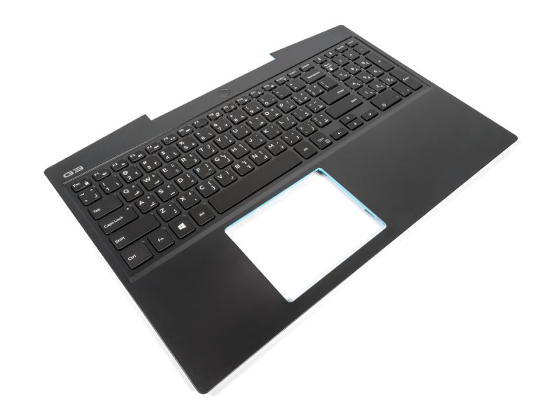 Dell G3-3500 60W non-Bio Palmrest & ARABIC Backlit Keyboard - 02DPKM + 0H1MH8 (05YT1)