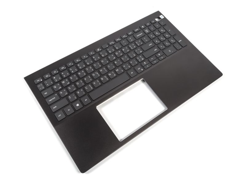 Dell Vostro 5501/5502 Palmrest & ARABIC Backlit Keyboard - 0W7PK2 + 001F84 (G3K4N)