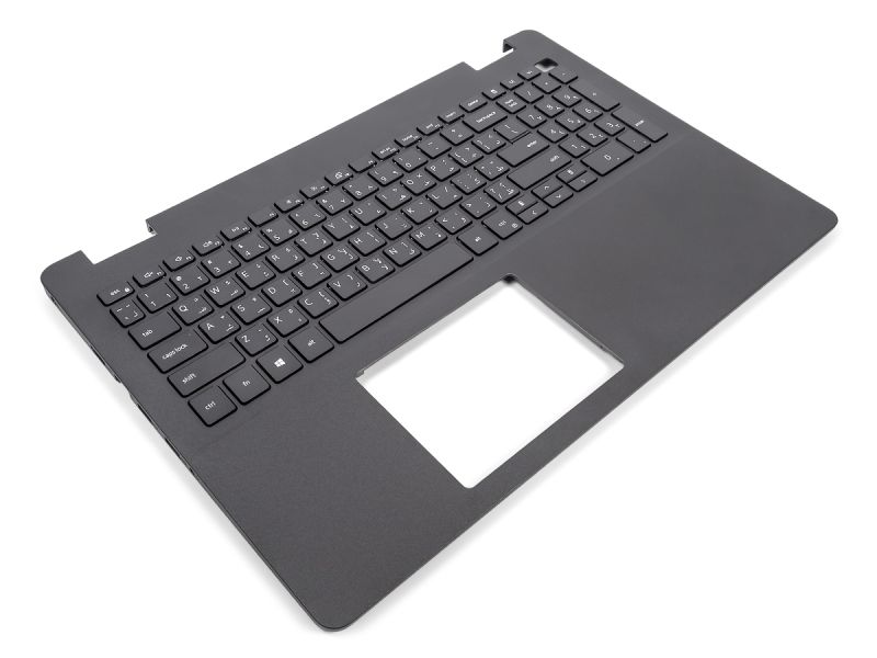 Dell Inspiron 3501/3502/3505 Black Palmrest & ARABIC Keyboard - 01FPW2 + 07H8DH (19D1M)