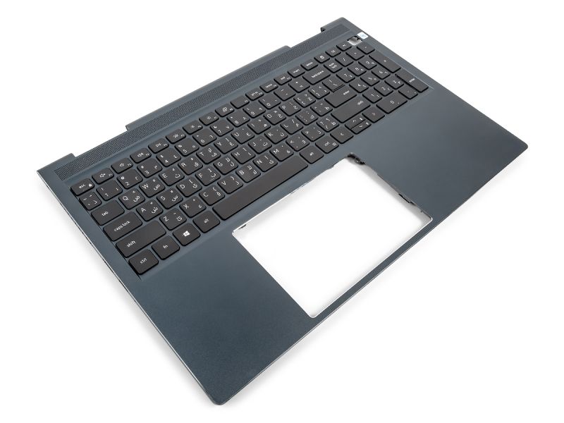 Dell Inspiron 7610 2-Fan Palmrest & ARABIC Backlit Keyboard - 0YRKJM + 0500R3 (MH1FG)