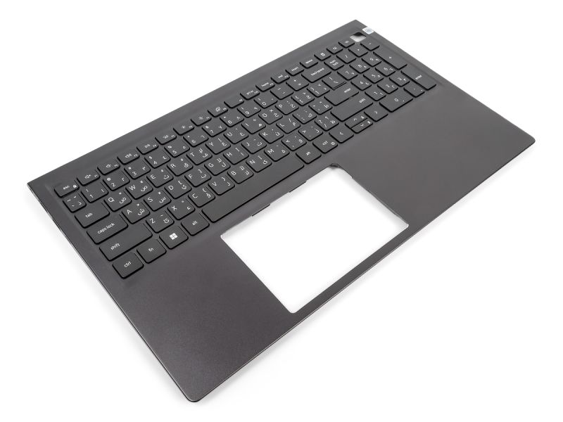 Dell Vostro 5510/5515 USB-C Palmrest & ARABIC Backlit Keyboard - 0JVYYX + 08F50T (HH37P)