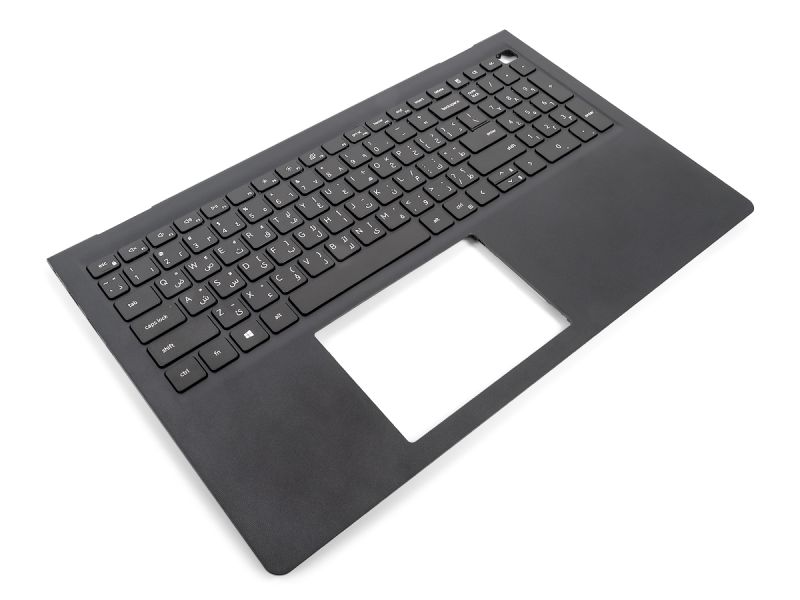 Dell Vostro 3510/3515/3520/3525 USB-C Palmrest & ARABIC Keyboard - 0Y13R3 (RY931) - Black