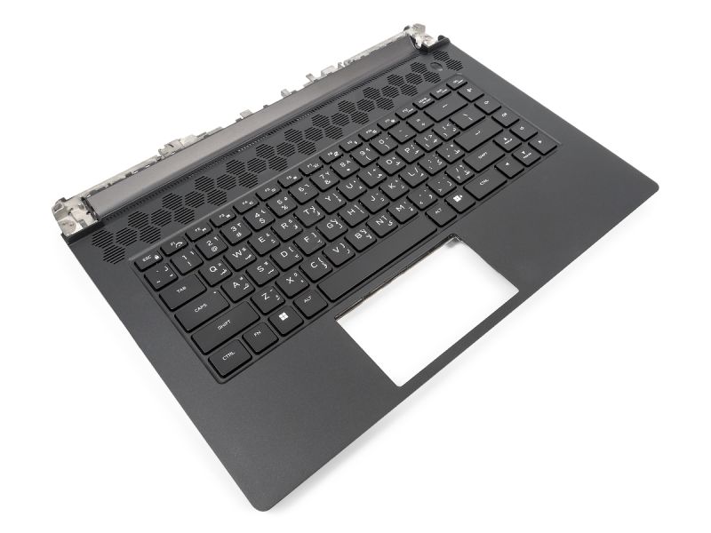 Dell Alienware m15 R7 Palmrest & ARABIC RGB Backlit Keyboard - 01F2H0 + 0JHP2G (8PTD8)