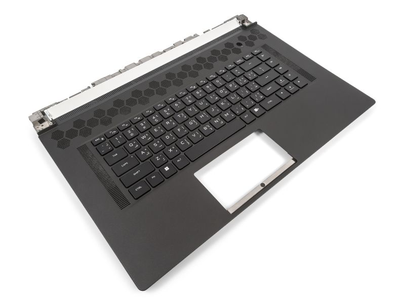 Dell Alienware X17 R1/R2 Palmrest & ARABIC Per-Key RGB Backlit Keyboard - 0346YC (G8XTK)