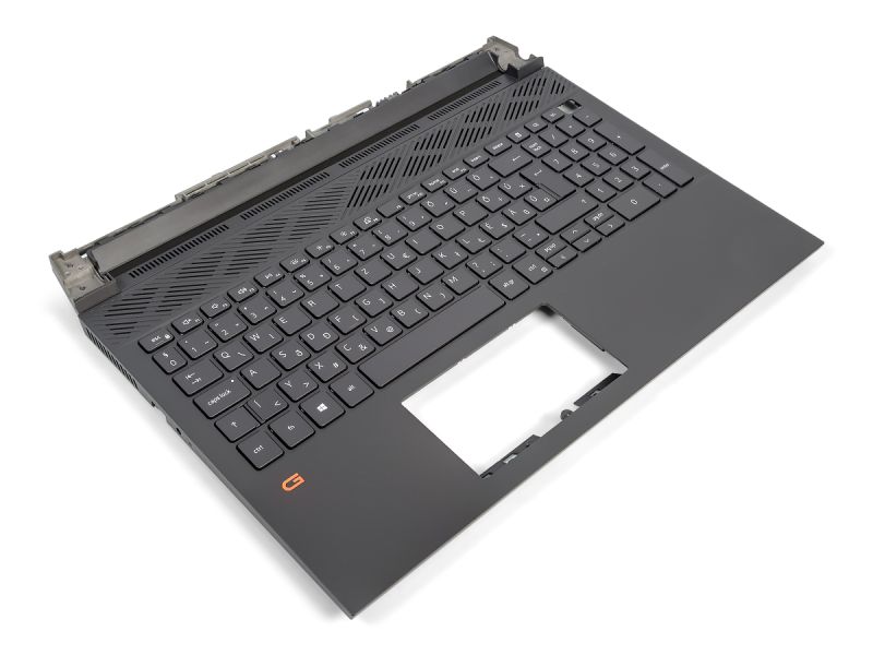 Dell G15 5510/5511/5515 Dark Shadow Palmrest & HUNGARIAN Backlit Keyboard - 04XJ3D + 06KJ0H (CJ8WW)