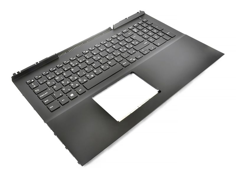 Dell Inspiron 7566/7567 Palmrest & HUNGARIAN Backlit Keyboard - 0MDC8K + 0TJRHX