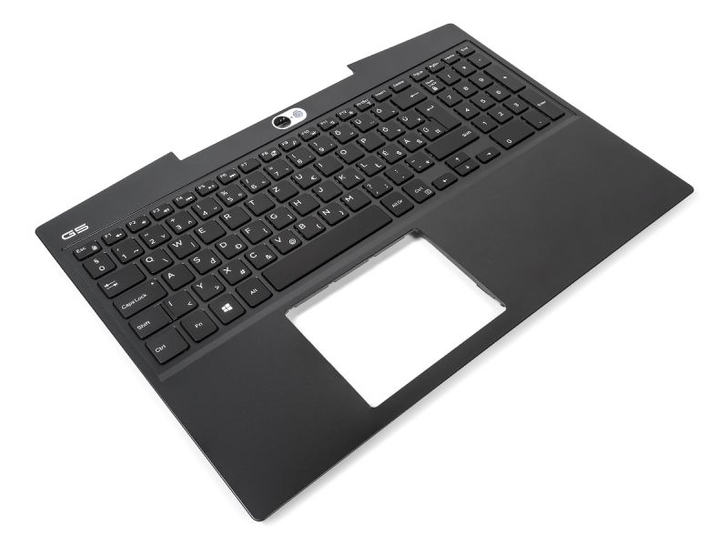 Dell G5-5500 60W Palmrest & HUNGARIAN Backlit Keyboard - 0TKJ8F + 0X9TN7
