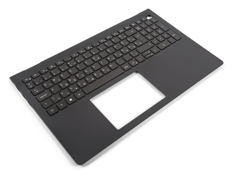 Dell Inspiron 3510/3511/3515/3520/3525 Palmrest & HUNGARIAN Keyboard - 054WVM (1R3PC) - Black