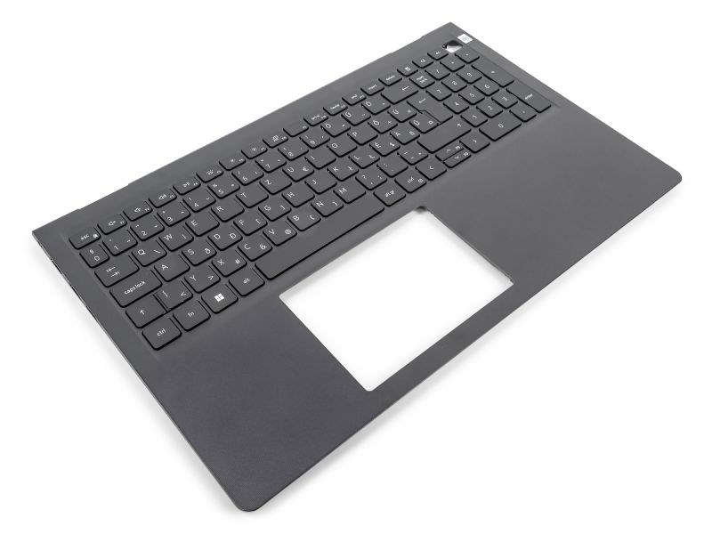 Dell Vostro 3510/3515/3520/3525 Palmrest & HUNGARIAN Backlit Keyboard - 0TPXKP (TR9YV) - Black