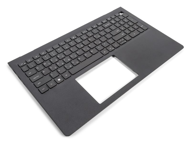 Dell Inspiron 3510/3511/3515/3520/3525 USB-C Palmrest & GREEK Keyboard - C6D40 (02VN8) - Black