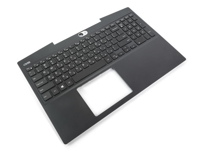 Dell G5-5500 80W Palmrest & HEBREW Backlit Keyboard - 0TKJ8F + 03M93W (Y1G71)