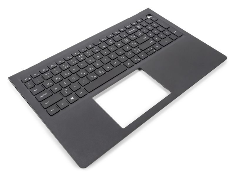 Dell Vostro 3510/3515/3520/3525 Palmrest & SOUTH SLAVIC Backlit Keyboard - 0TPXKP (R9J0G) - Black