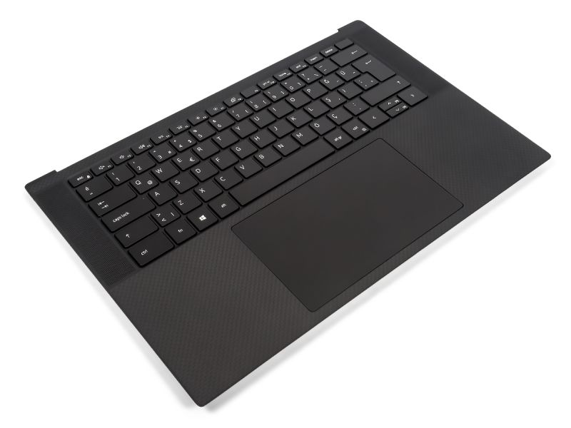 Dell XPS 9500/9510/9520 Palmrest, Touchpad & TURKISH Backlit Keyboard - 0RHFRN + 0PV46F (1V0TK)