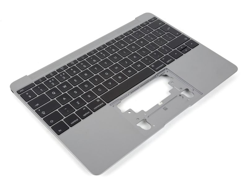 MacBook 12 A1534 Space Grey Palmrest with UK ENGLISH Backlit Keyboard (2015)