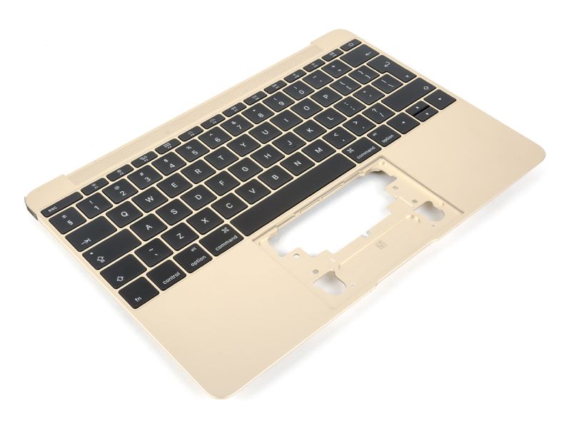 MacBook 12 A1534 Gold Palmrest with UK ENGLISH Backlit Keyboard (2016/2017)