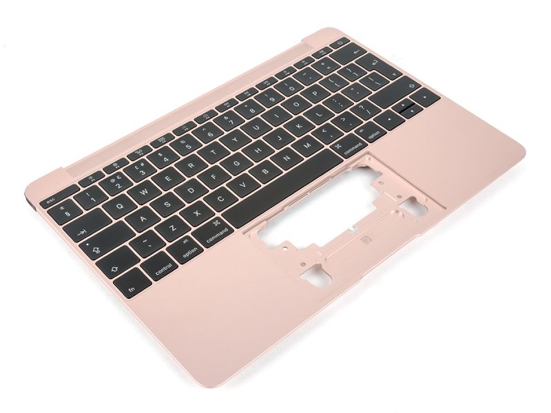 MacBook 12 A1534 Rose Gold Palmrest with UK ENGLISH Backlit Keyboard (2016/2017)