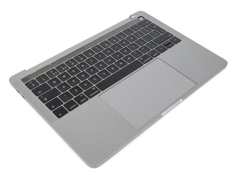 MacBook Pro 13 Touch Bar A1706 Space Grey Palmrest + Touchpad + Battery + UK ENGLISH Keyboard (2016/2017)