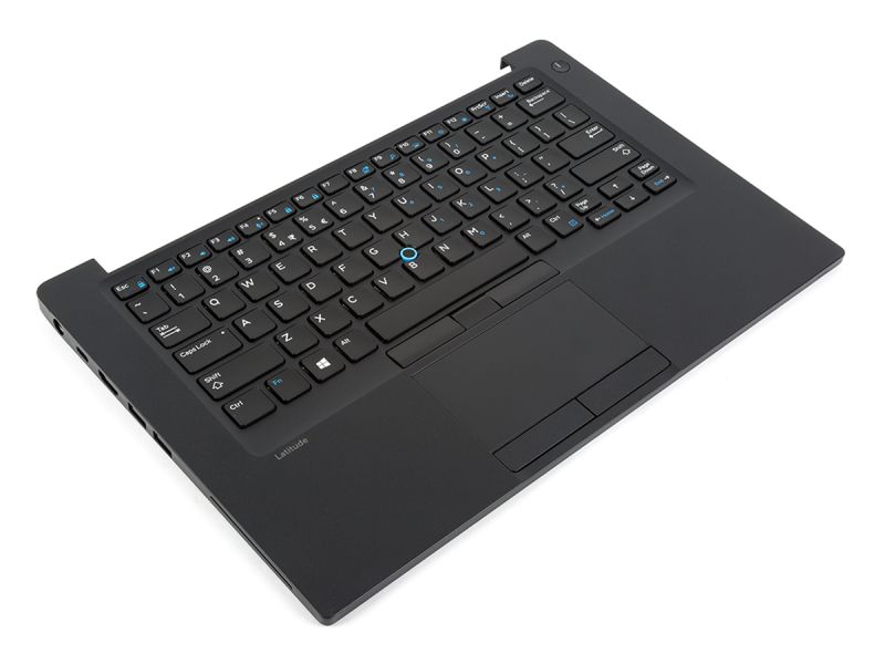 Dell Latitude 7480 Dual Point Palmrest, Touchpad & US ENGLISH Backlit Keyboard - 0H2TVN + 0F2X80