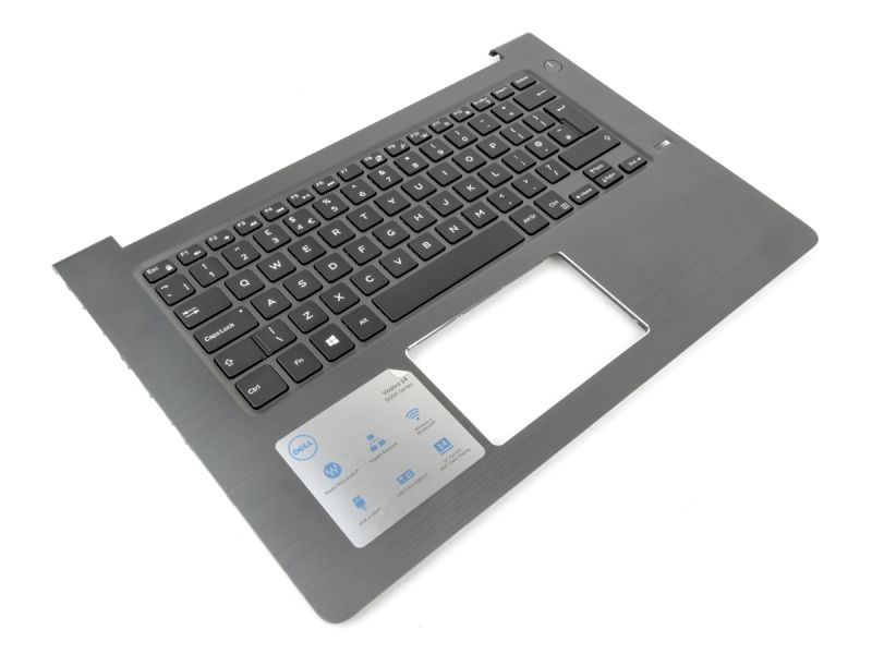 Dell Vostro 5468 Biometric Palmrest & UK ENGLISH Backlit Keyboard - 0D9GDC + 0J8YTG