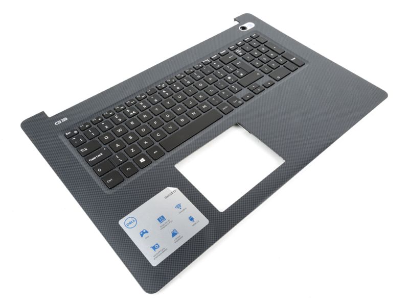 Dell G3-3779 Black Palmrest & UK ENGLISH Backlit Keyboard - 0D6NDW + 09J9KG