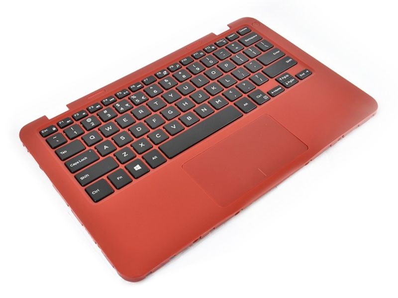 Dell Inspiron 11-3162/3164 Red Palmrest, Touchpad & US ENGLISH Keyboard - 054RJ3