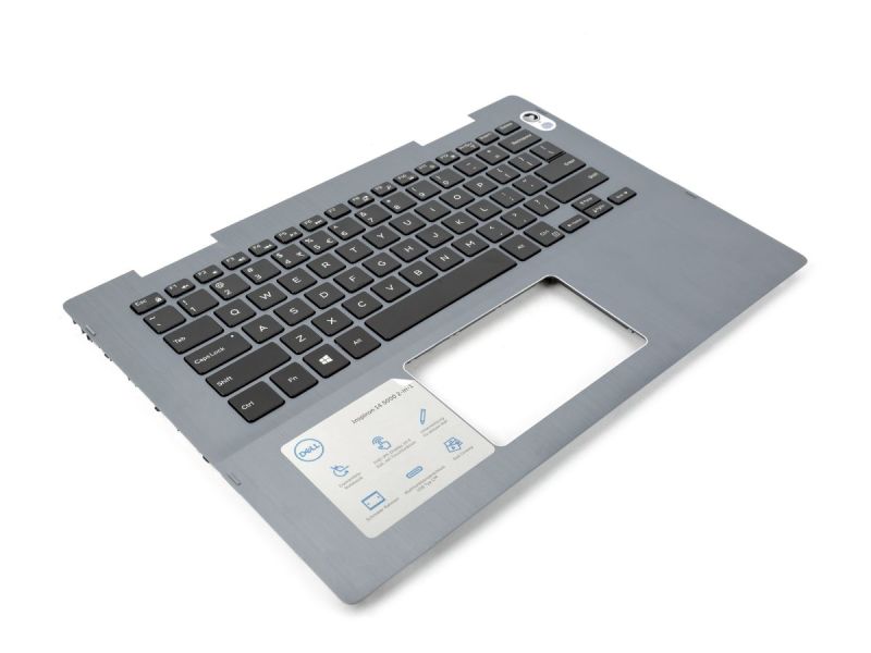 Dell Inspiron 5481/5482/5485/5491 2-in-1 Grey Palmrest & US ENGLISH Backlit Keyboard - 09VMHF + 046MX5