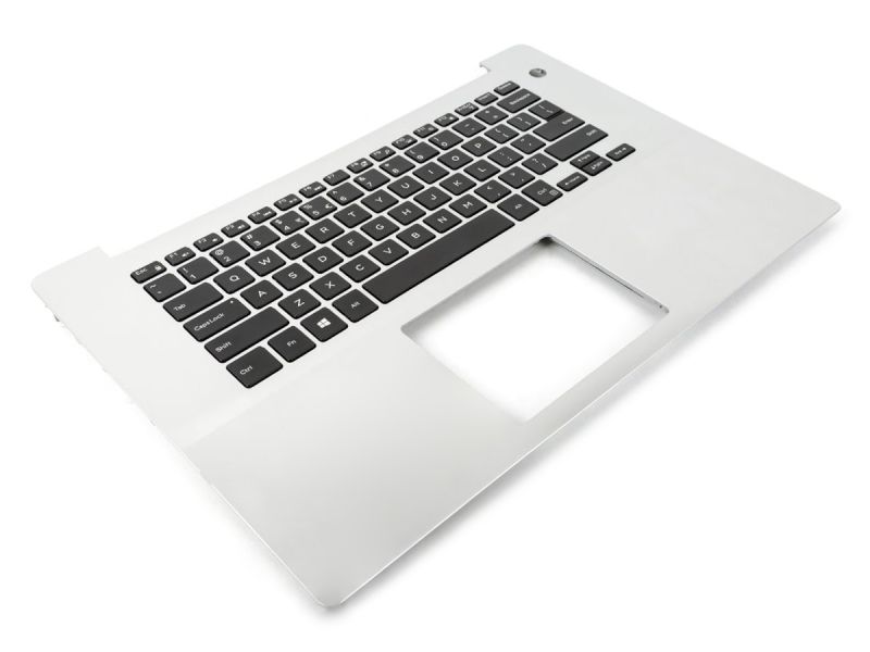 Dell Inspiron 5580/5585 Silver Palmrest & US/INT ENGLISH Backlit Keyboard - 0K8HH4 + 046MX5