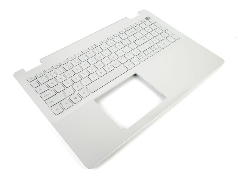 Dell Inspiron 5584 Silver Palmrest & US/INT ENGLISH Backlit Keyboard - 0DFX5J + 0GHTYC