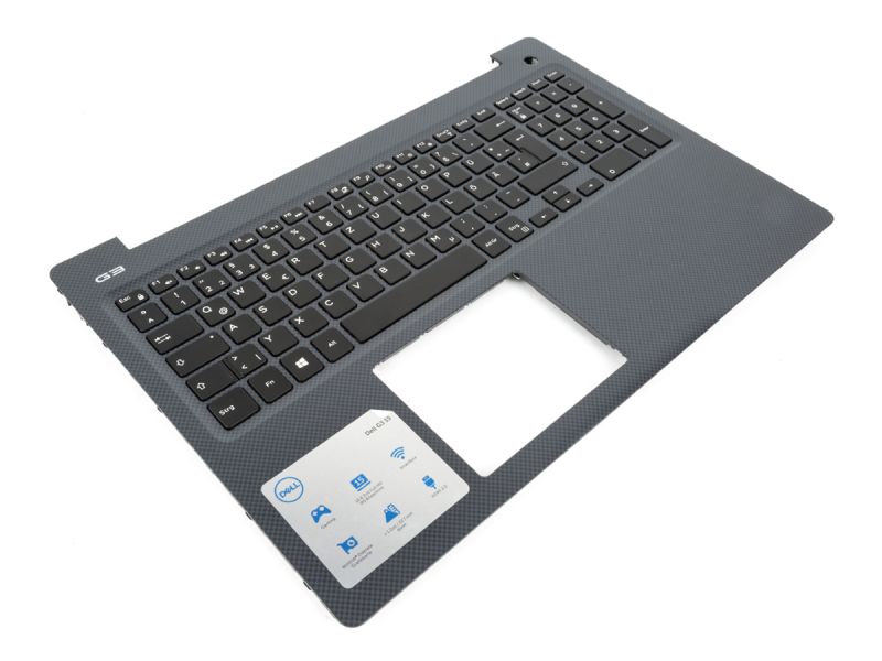Dell G3-3579 Black Palmrest & GERMAN Backlit Keyboard - 0N4HJH + 0KRHKG