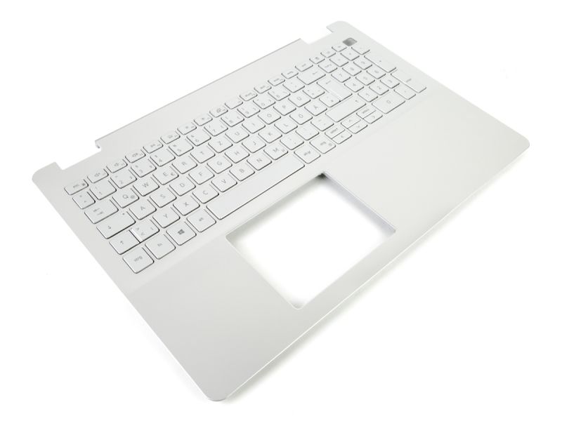 Dell Inspiron 5584 Silver Palmrest & GERMAN Backlit Keyboard - 0DFX5J + 0V1RFC