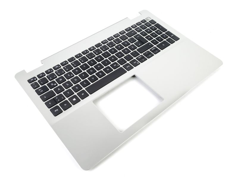 Dell Inspiron 5584 Silver Palmrest & GERMAN Keyboard - 0DFX5J + 0MFM3M