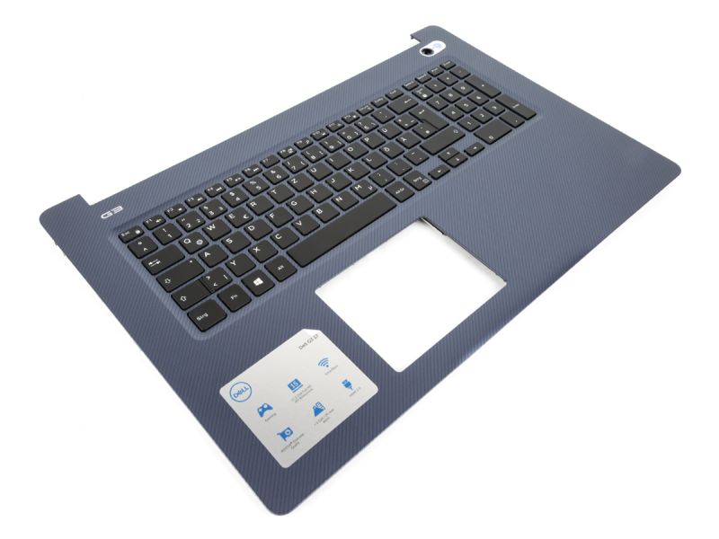 Dell G3-3779 Recon Blue Palmrest & GERMAN Backlit Keyboard - 06XX1G + 0KRHKG