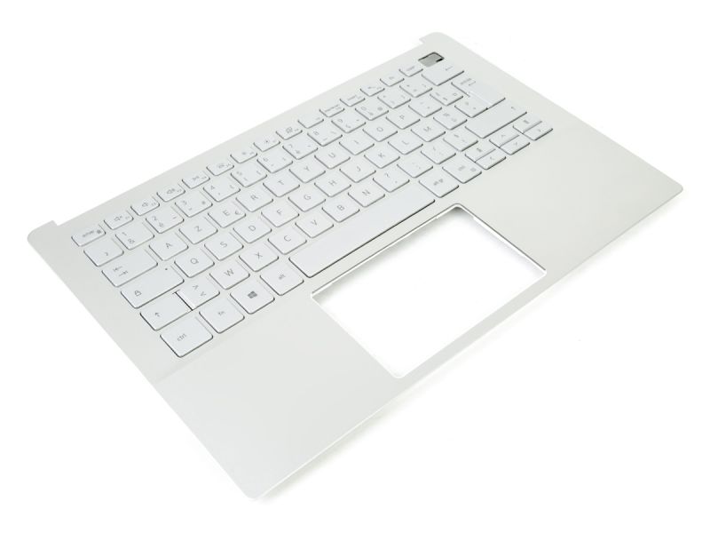 Dell Inspiron 5390/5391 Silver Palmrest & FRENCH Backlit Keyboard - 0R18HX + 06RN3Y