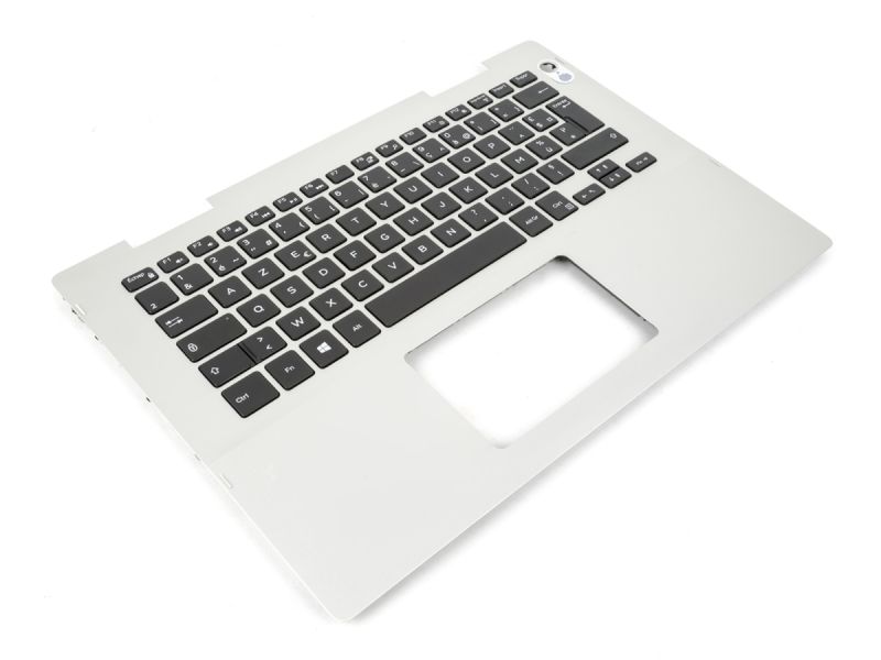 Dell Inspiron 5481/5482/5485/5491 2-in-1 Silver Palmrest & FRENCH Backlit Keyboard - 041KVJ + 0GNKT7