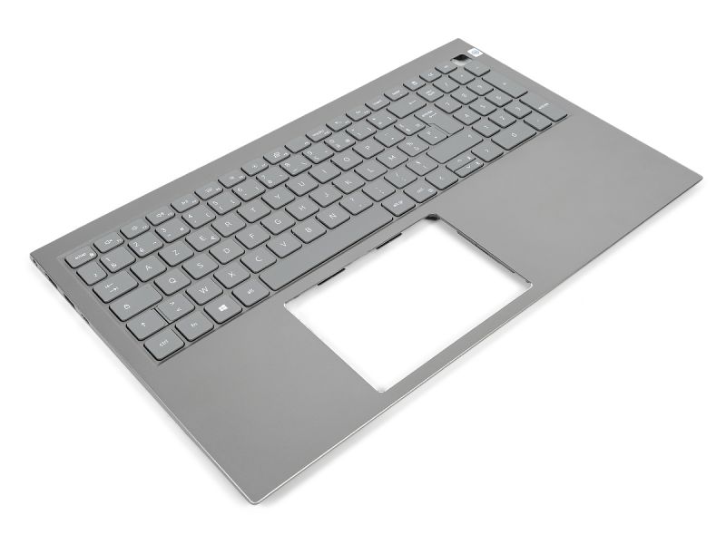 Dell Inspiron 5510/5518 USB-C Palmrest & FRENCH Backlit Keyboard - 0PDT68 + 02H1PJ (8V4W3)