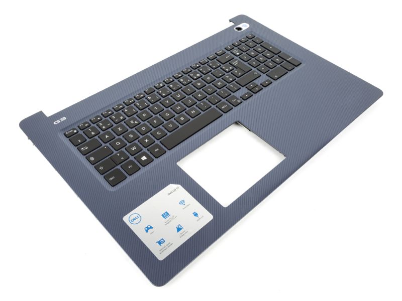 Dell G3-3779 Recon Blue Palmrest & FRENCH Backlit Keyboard - 06XX1G + 0CMH7P