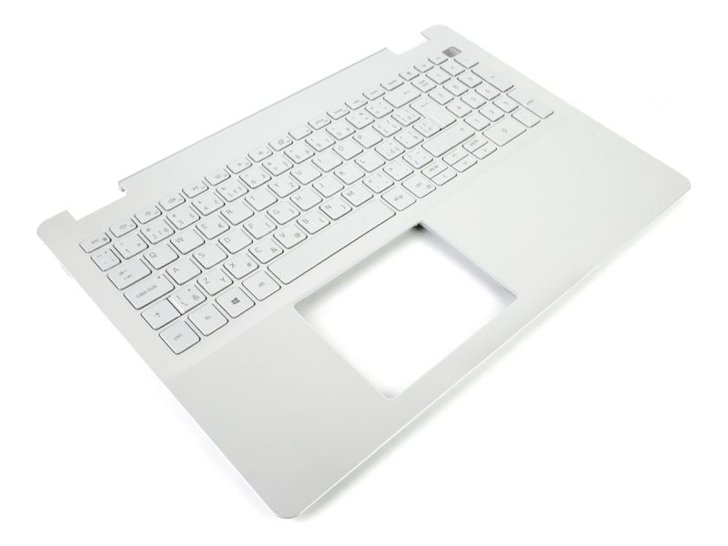 Dell Inspiron 5584 Silver Palmrest & CZECH/SLOVAK Backlit Keyboard - 0DFX5J + 0KMTP5