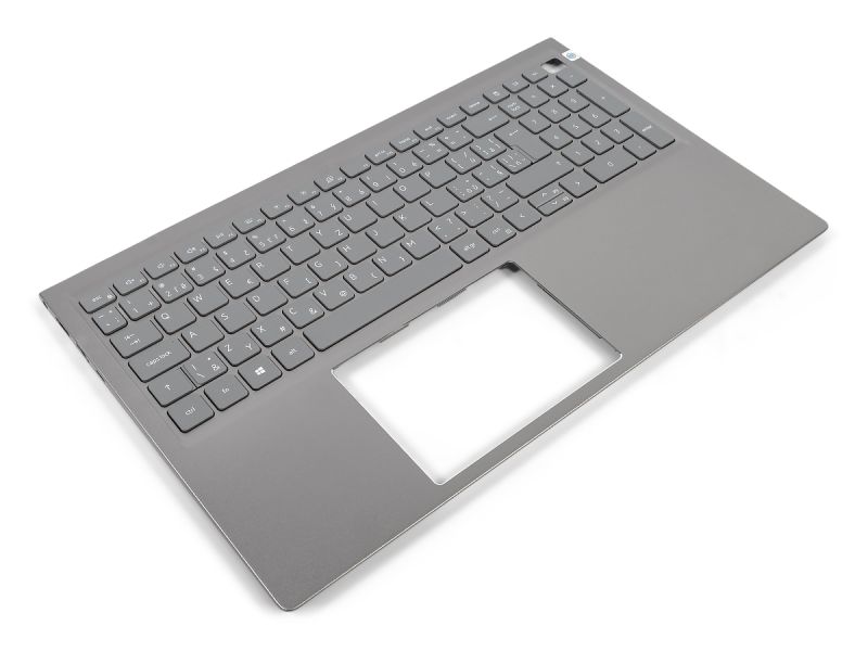Dell Inspiron 5510/5515/5518 USB-C Palmrest & CZECH/SLOVAK Backlit Keyboard - 06P0TG + 025DN7
