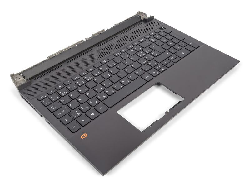 Dell G15 5510/5511/5515 Dark Shadow Palmrest & CZECH/SLOVAK Backlit Keyboard - 04XJ3D + 04KFWR (CCNXV)