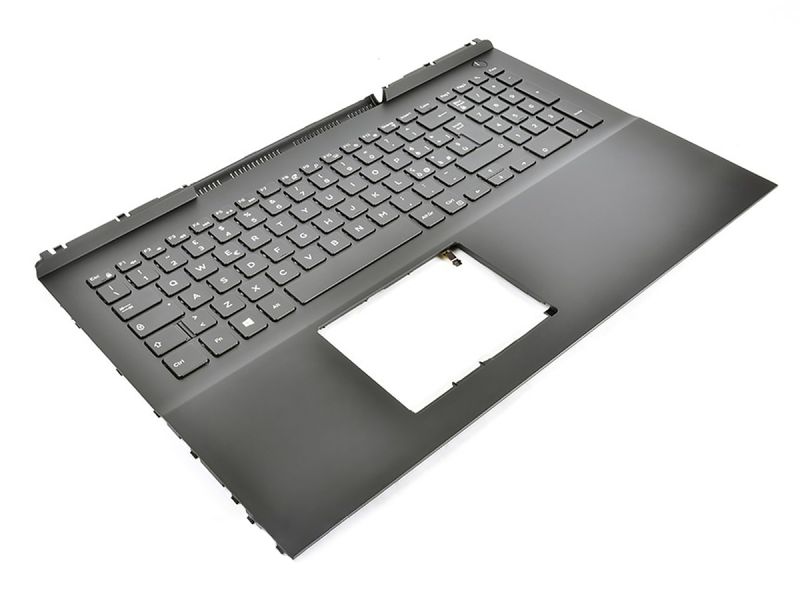 Dell Inspiron 7566/7567 Palmrest & ITALIAN Backlit Keyboard - 0MDC8K + 0PXRC6