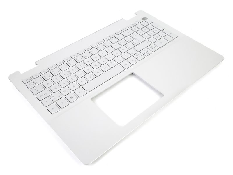 Dell Inspiron 5584 Silver Palmrest & BELGIAN Backlit Keyboard - 0DFX5J + 0KJ08G