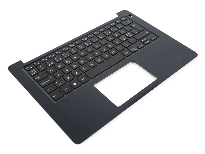 Dell Inspiron 5370 Black Palmrest & NORDIC Backlit Keyboard - 0XDHWP + 0J83YF