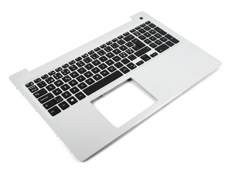 Dell Inspiron 5570/5575 Silver Palmrest & NORDIC Keyboard - 0M1FJK / 0MR2KH + 0066PD