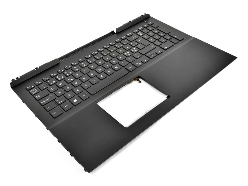 Dell Inspiron 7566/7567 Palmrest & NORDIC Backlit Keyboard - 0MDC8K + 0KHRDN