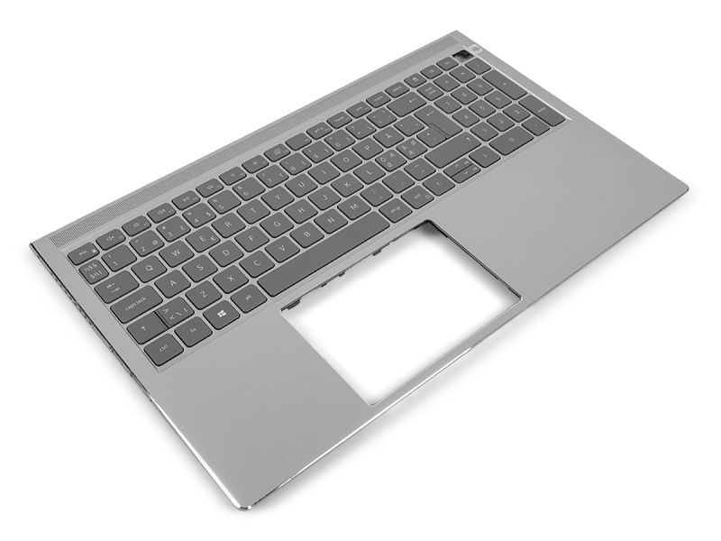 Dell Inspiron 7510 Palmrest & NORDIC Backlit Keyboard - 0W9W9W + 03DCMF (6R8GX)