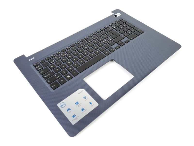 Dell G3-3779 Recon Blue Palmrest & NORDIC Backlit Keyboard - 06XX1G + 0KHRDN