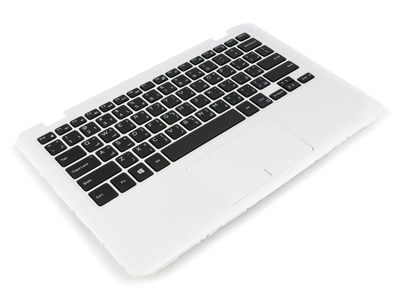 Dell Inspiron 11-3162/3164 White Palmrest, Touchpad & ARABIC Keyboard 