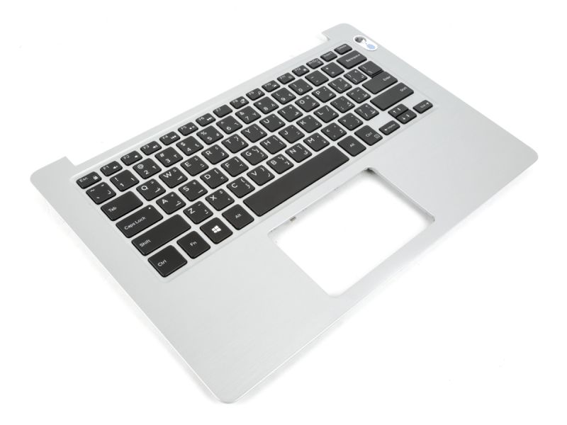 Dell Inspiron 5370 Silver Palmrest & ARABIC Backlit Keyboard - 0265G7 + 0G9N34