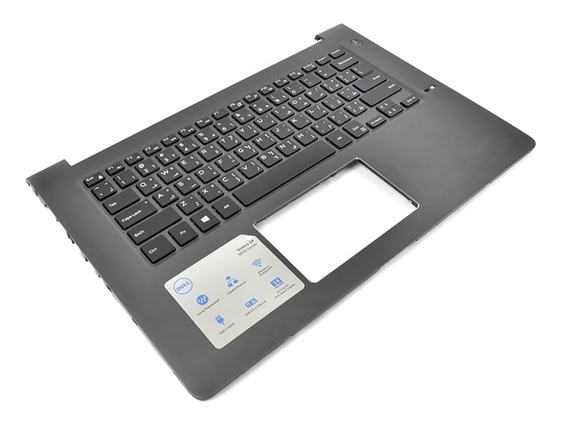 Dell Vostro 5468 Biometric Palmrest & ARABIC Backlit Keyboard - 0D9GDC + 0G9N34